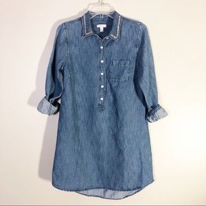 J. Crew | Chambray Shirtdress B-6